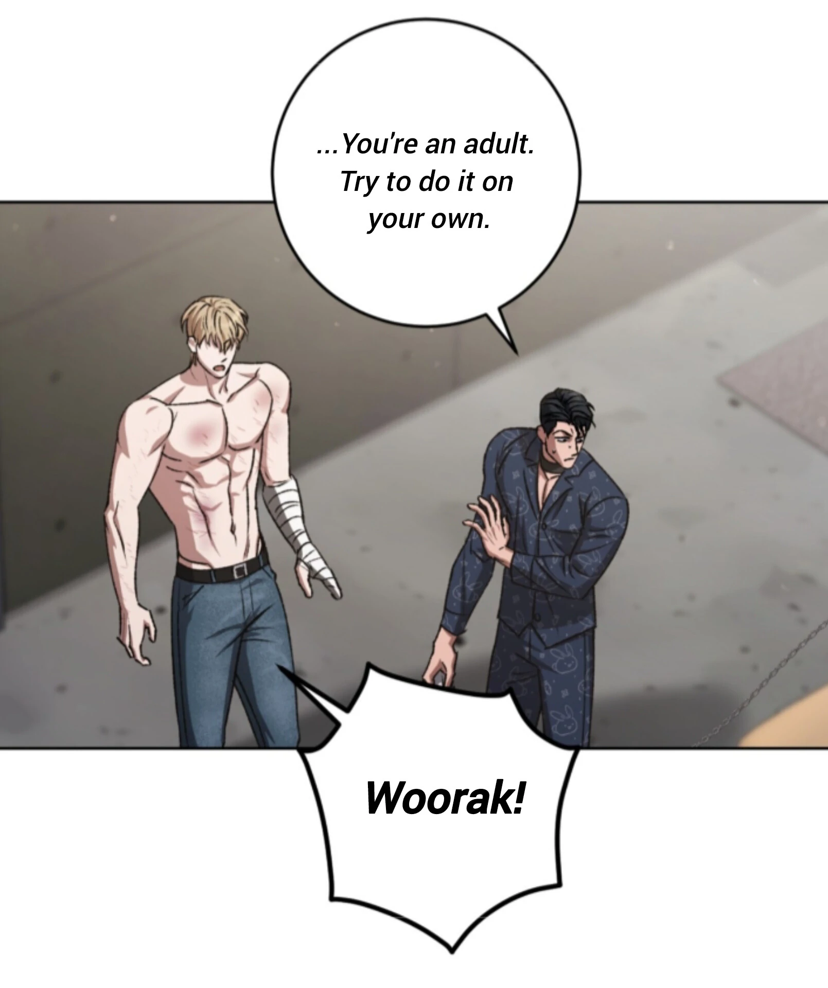 Baby’s so scary Chapter 12 - Page 33 in English