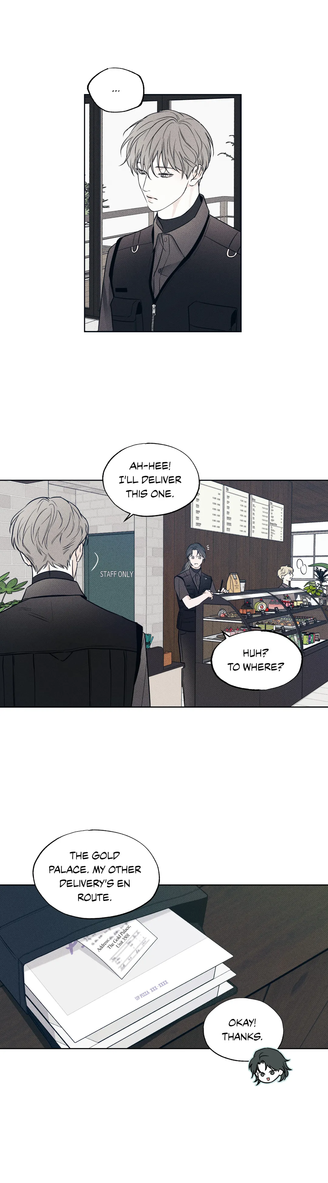 The Pizza Delivery Man And The Gold Palace Chapter 14 - Page 16 in English