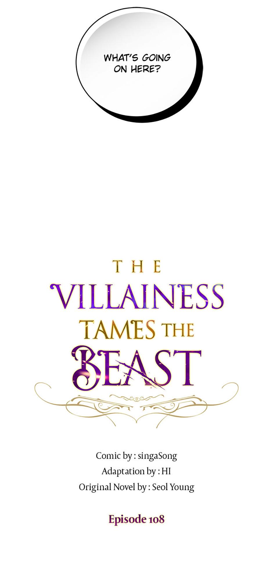 The Beast Tamed by the Villainess Chapter 108 - Page 33 in English