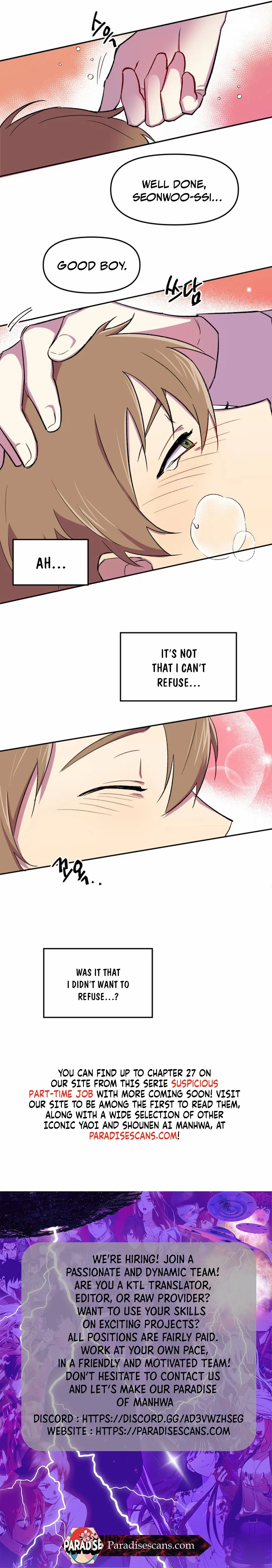 Suspicious Part-Time Job Chapter 7 - Page 12 in English