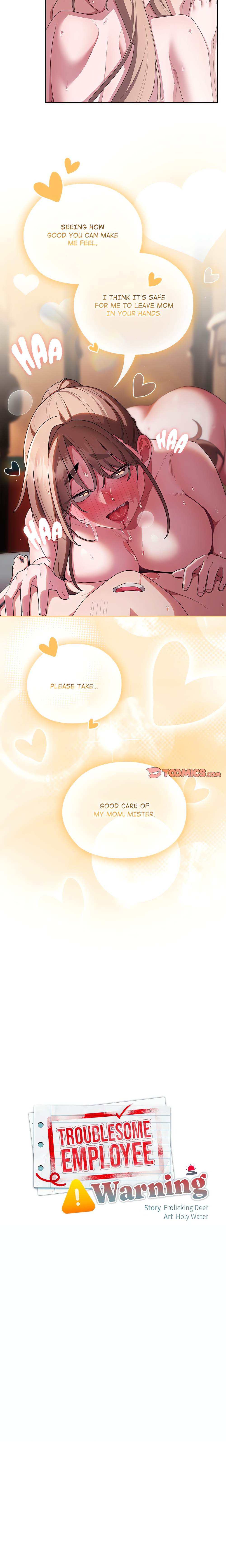 Troublesome Employee Warning (Uncensored) Chapter 40 - Page 10 in English