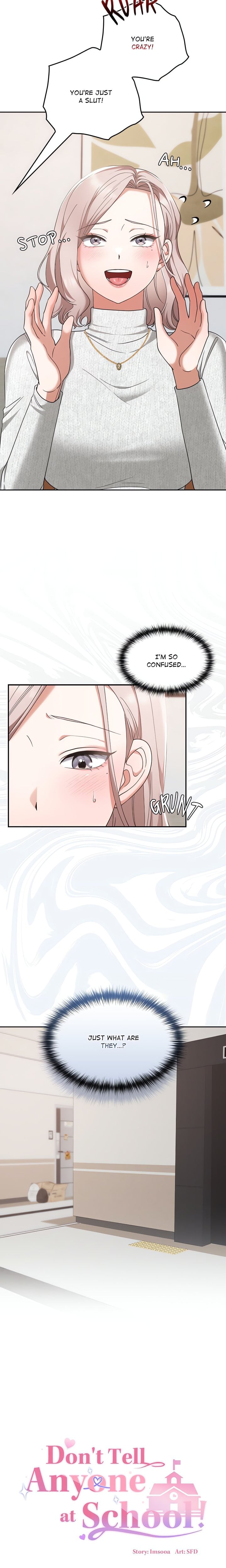 Don’t Tell Anyone at School! (Uncensored) Chapter 21 - Page 9 in English