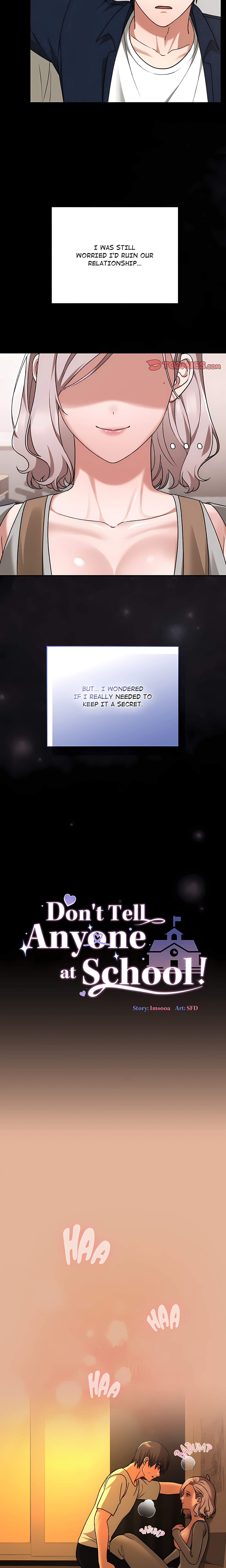 Don’t Tell Anyone at School! (Uncensored) Chapter 30 - Page 9 in English
