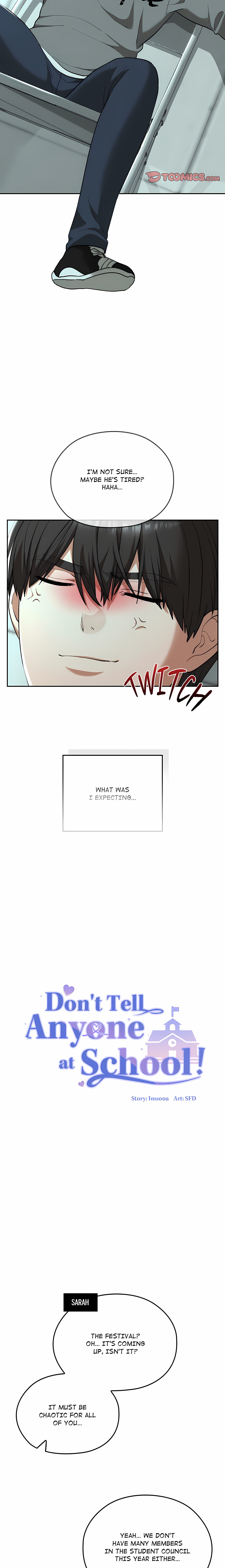 Don’t Tell Anyone at School! (Uncensored) Chapter 33 - Page 8 in English