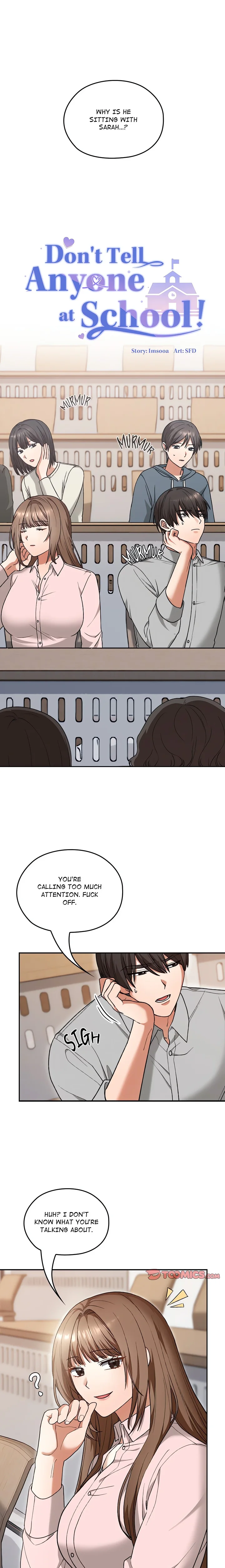 Don’t Tell Anyone at School! (Uncensored) Chapter 6 - Page 9 in English