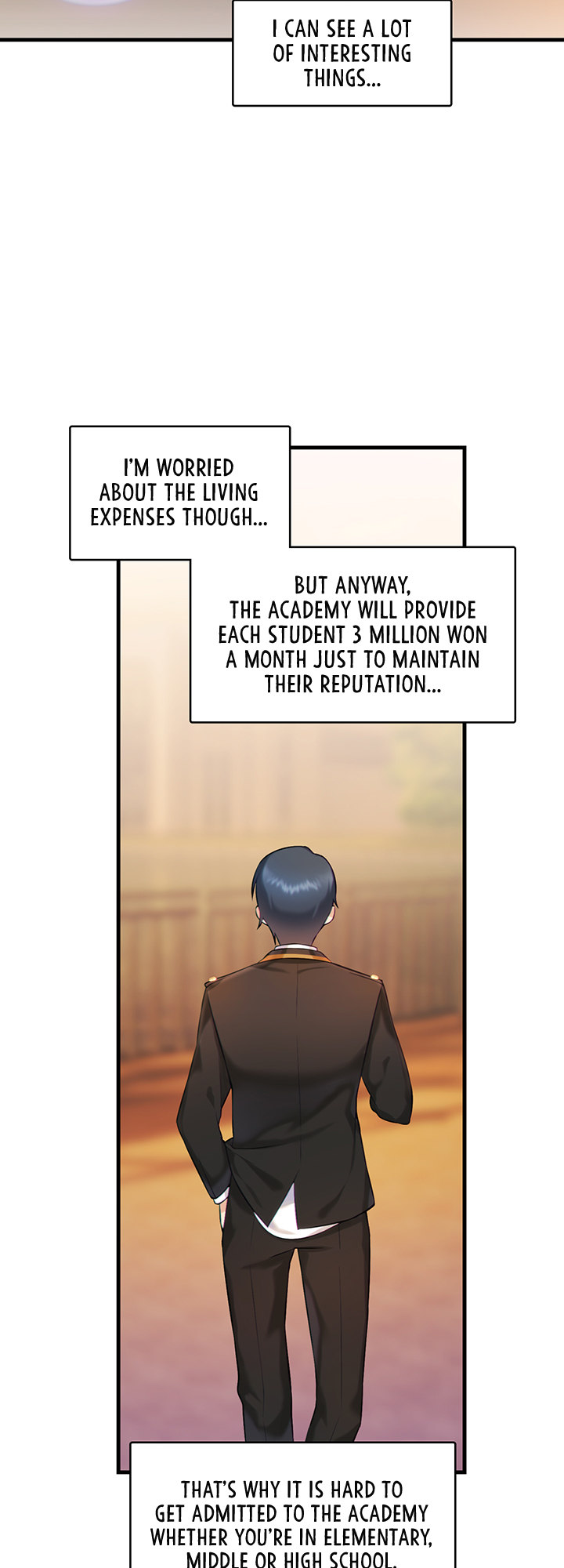 Trapped in the Academy’s Eroge Chapter 1 - Page 53 in English