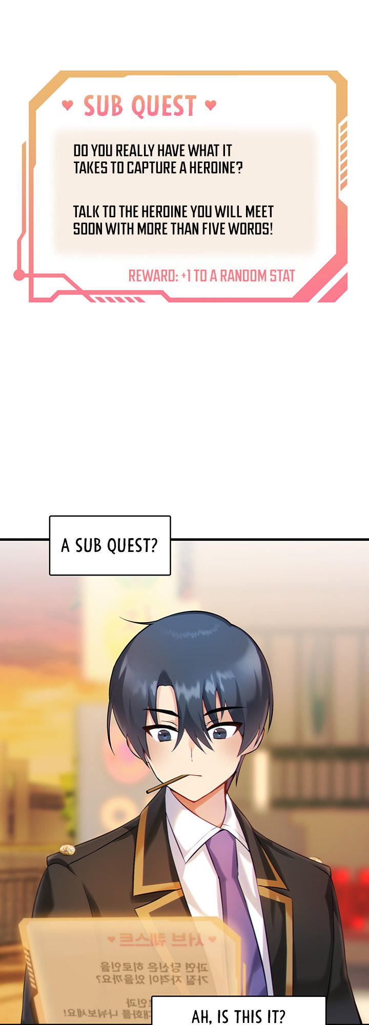 Trapped in the Academy’s Eroge Chapter 1 - Page 55 in English