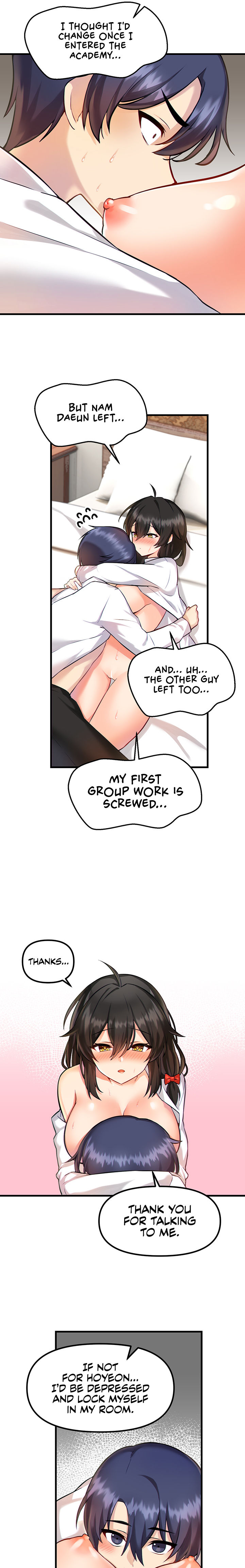 Trapped in the Academy’s Eroge Chapter 4 - Page 7 in English