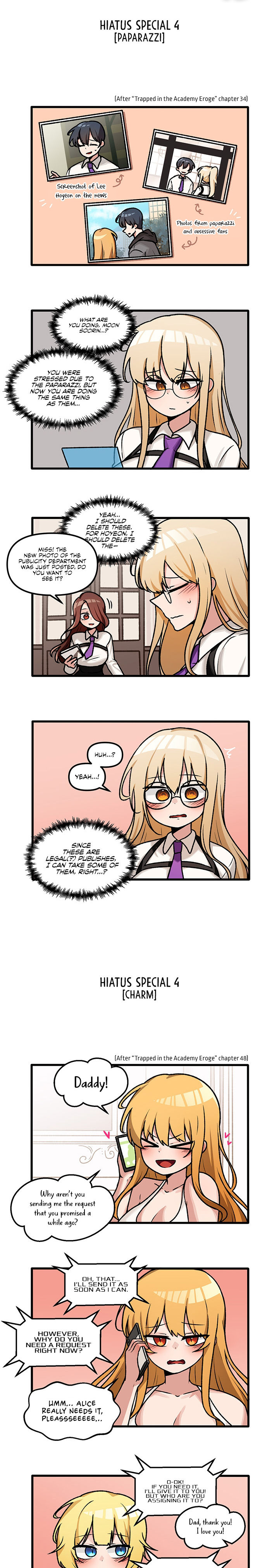 Trapped in the Academy’s Eroge Chapter 55 - Page 15 in English
