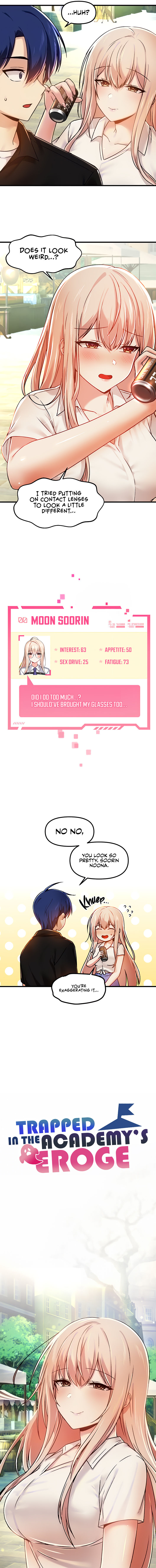 Trapped in the Academy’s Eroge Chapter 58 - Page 3 in English
