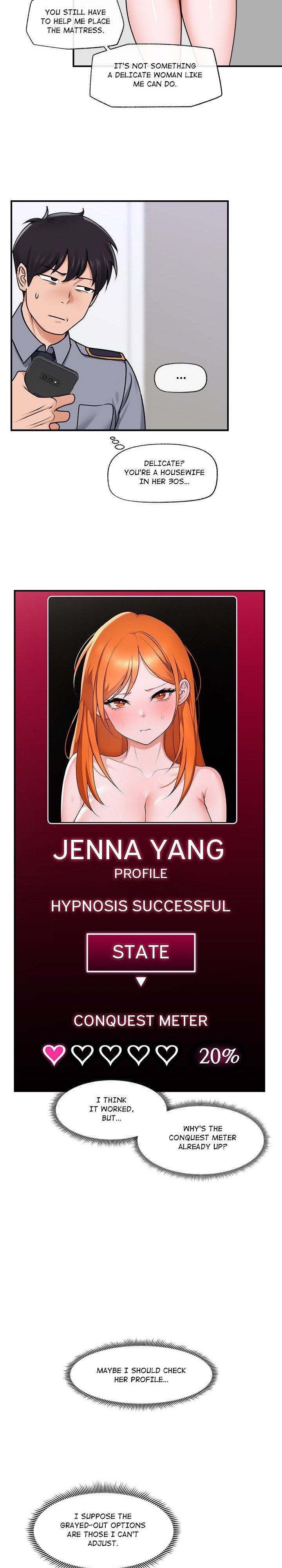 Hypnotist Security Guard Chapter 3 - Page 8 in English