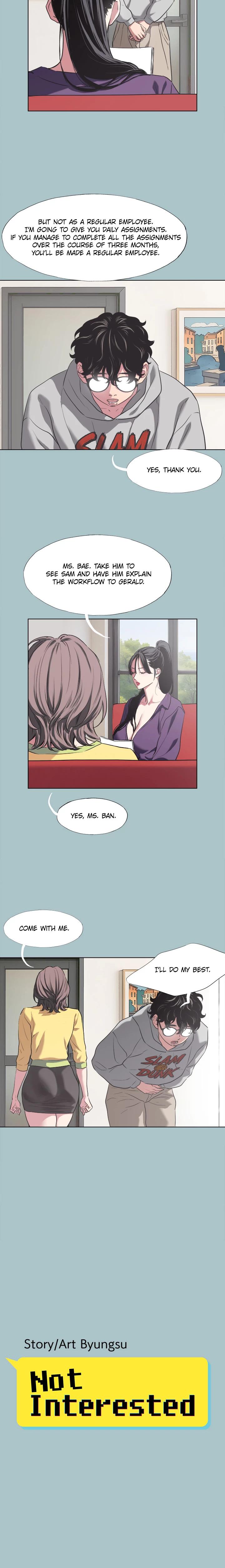 Not Interested Chapter 1 - Page 6 in English