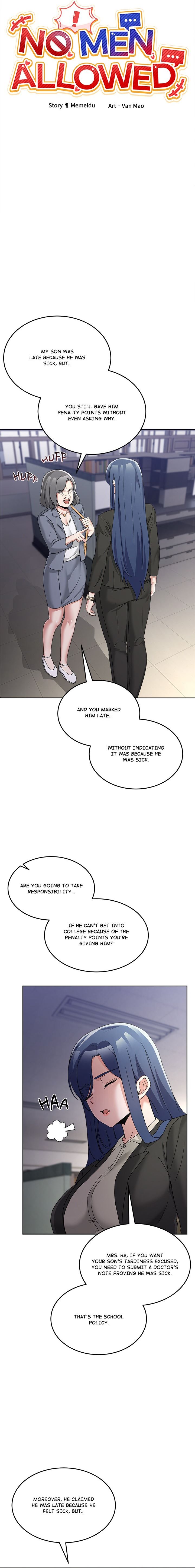 No Men Allowed Chapter 34 - Page 3 in English