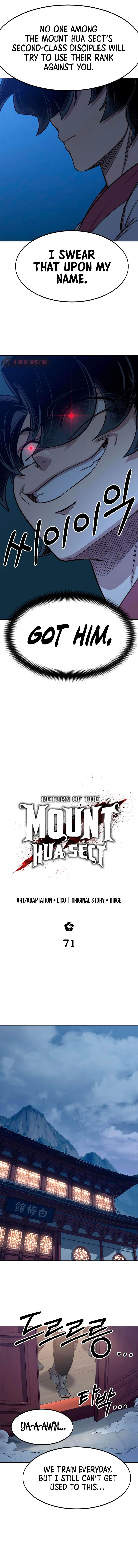 Return of the Mount Hua Sect Chapter 71 - Page 8 in English