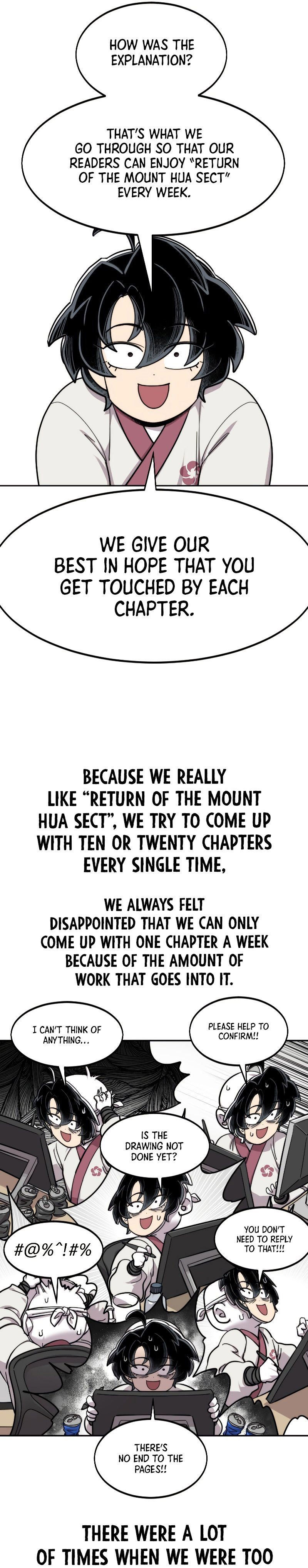Return of the Mount Hua Sect Chapter 72.5 - Page 28 in English