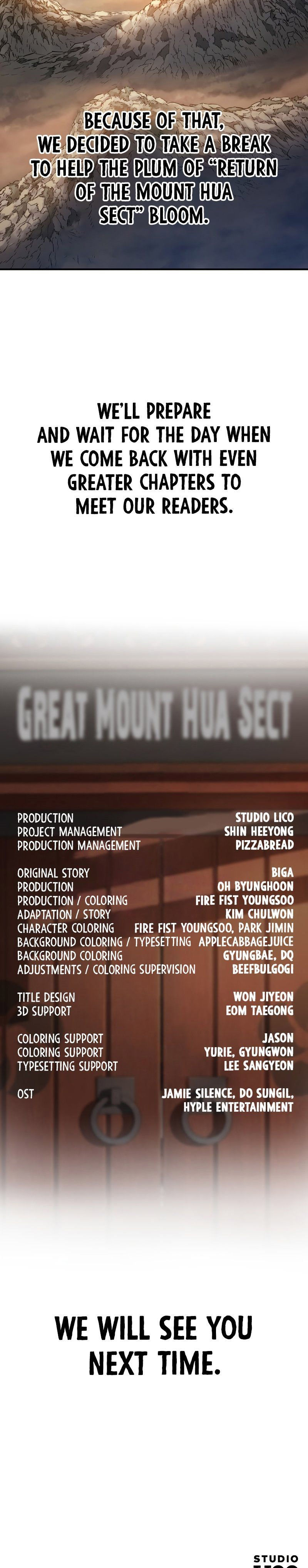 Return of the Mount Hua Sect Chapter 72.5 - Page 30 in English