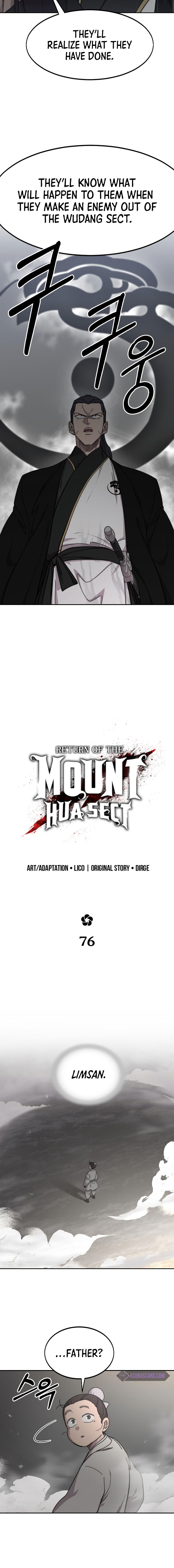 Return of the Mount Hua Sect Chapter 76 - Page 8 in English