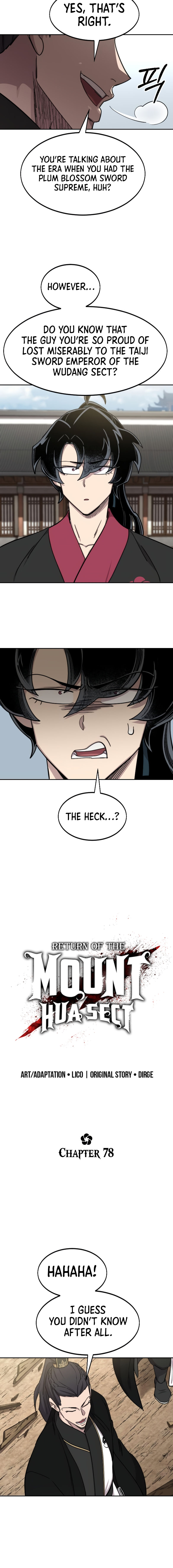 Return of the Mount Hua Sect Chapter 78 - Page 6 in English