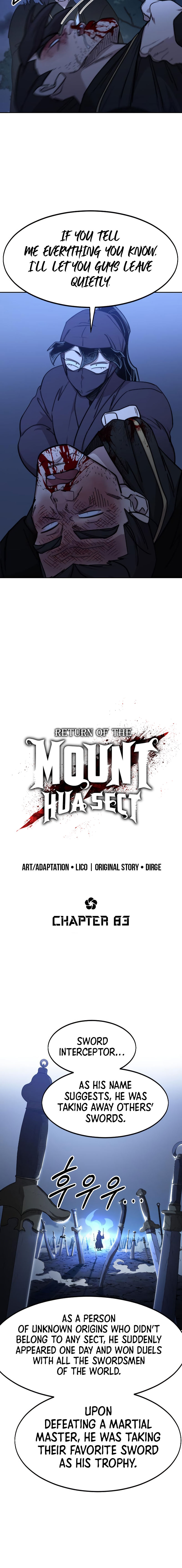 Return of the Mount Hua Sect Chapter 83 - Page 4 in English