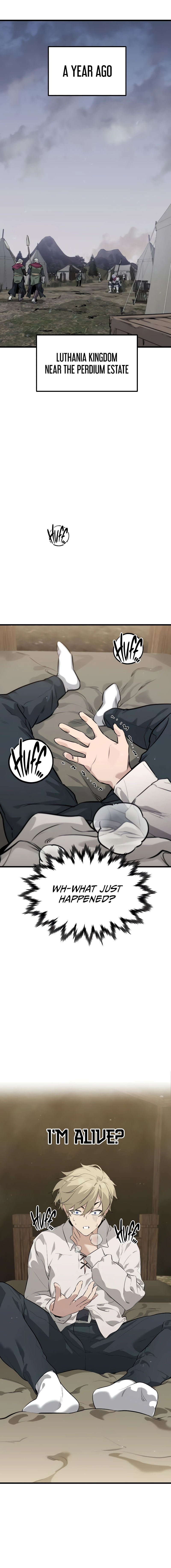 The Regressed Mercenary’s Machinations Chapter 1 - Page 8 in English