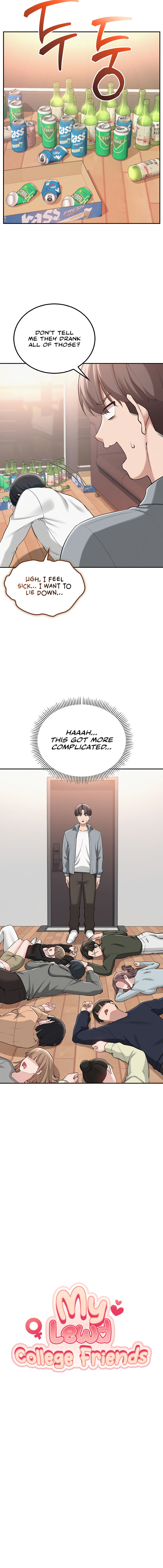 My Lewd College Friends Chapter 15 - Page 9 in English