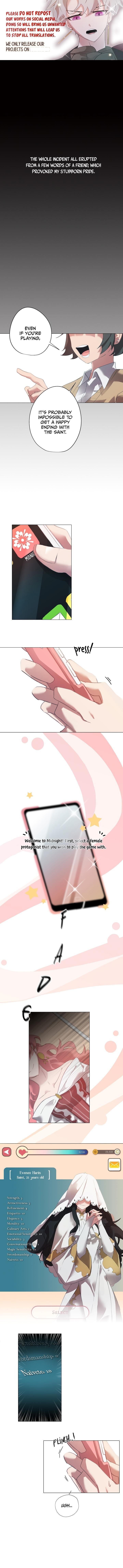 How to Clear a Dating Sim as a Side Character chapter 0 page 1