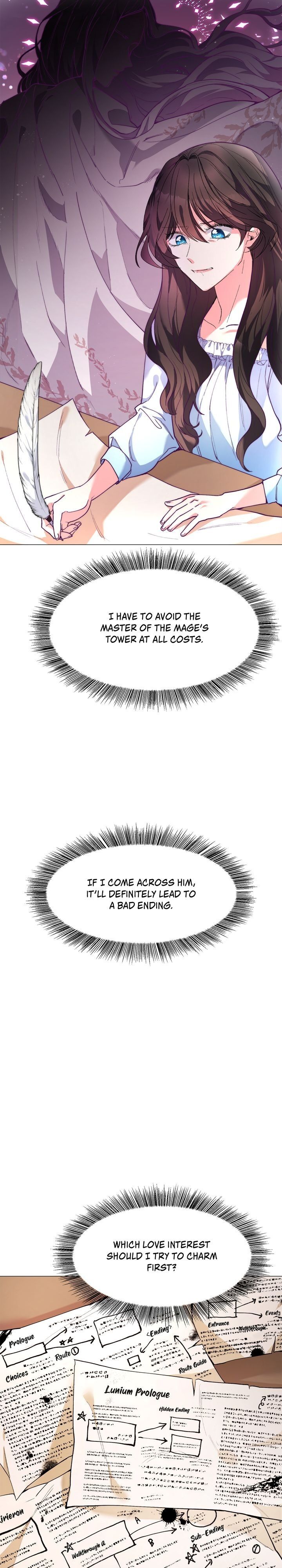 How to Clear a Dating Sim as a Side Character chapter 1 page 24