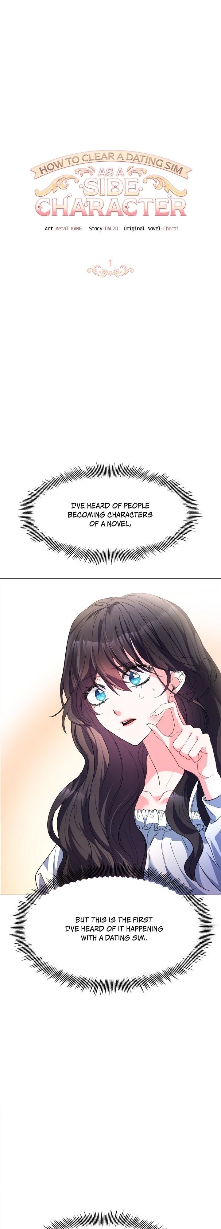 How to Clear a Dating Sim as a Side Character chapter 1 page 9