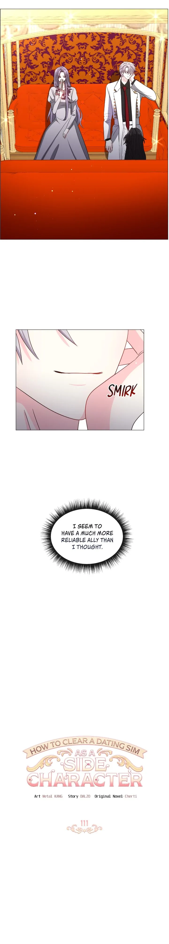 How to Clear a Dating Sim as a Side Character chapter 111 page 2