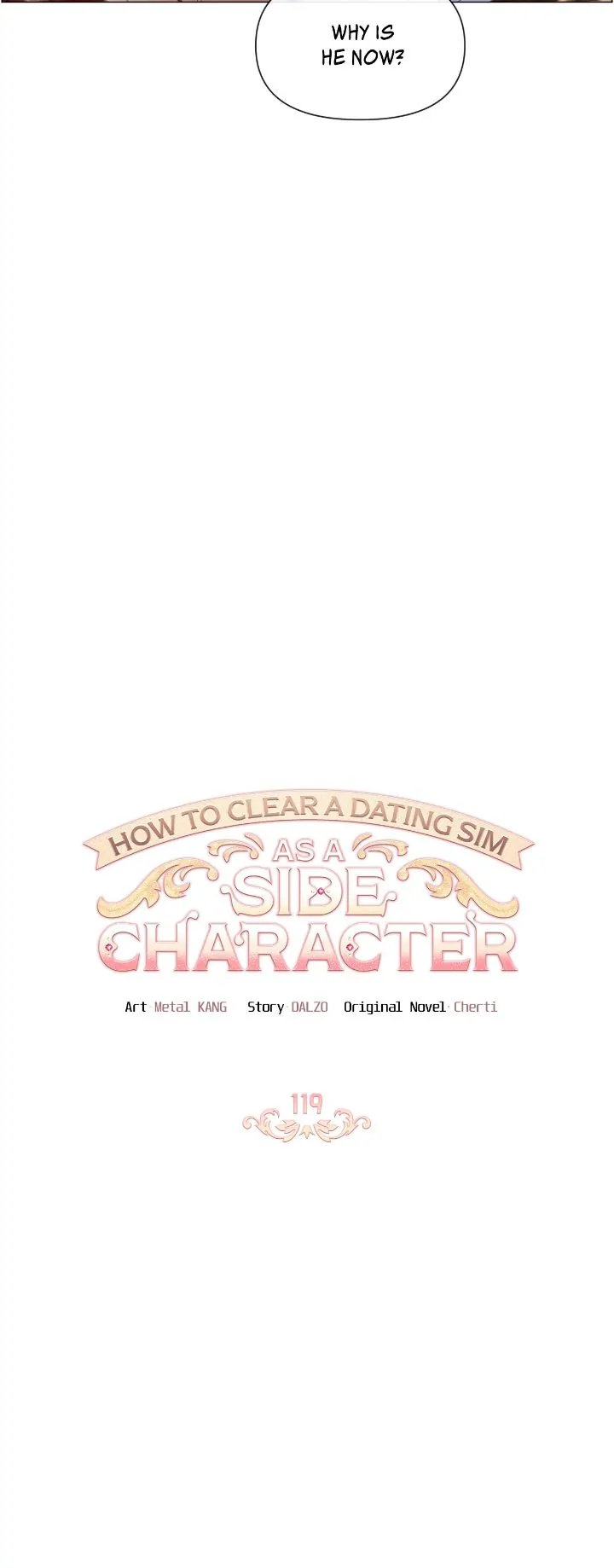 How to Clear a Dating Sim as a Side Character chapter 119 page 3