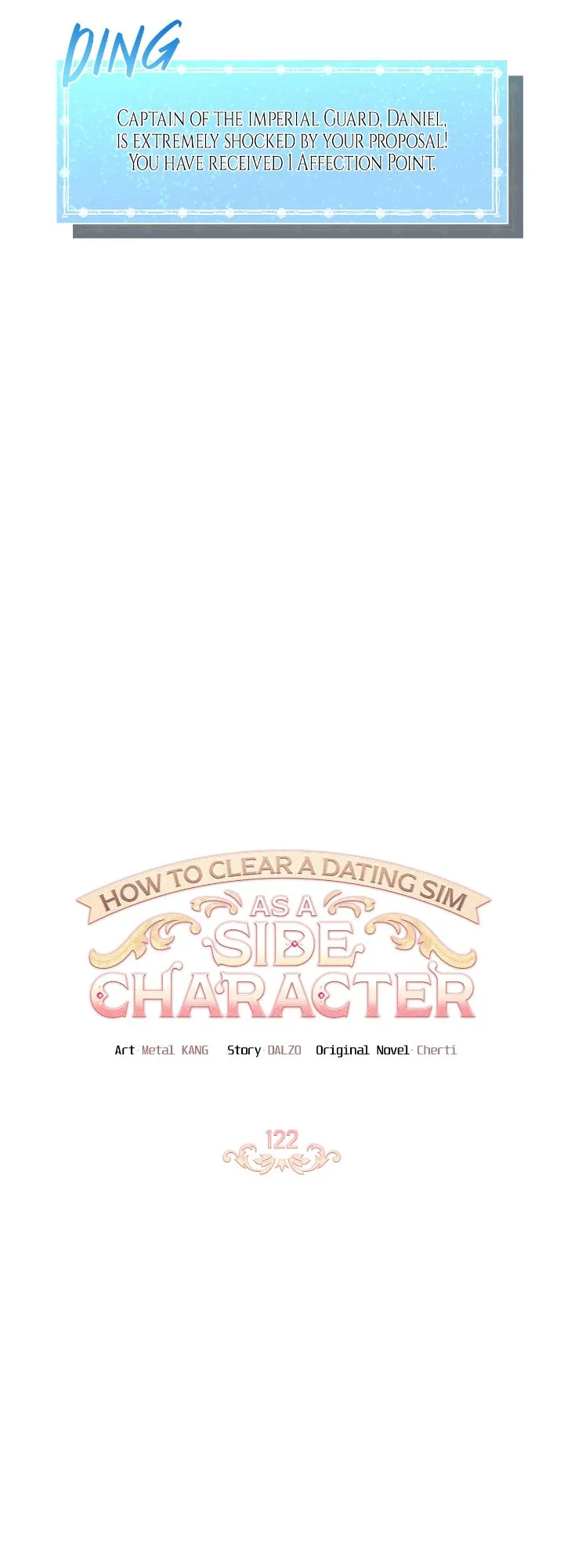 How to Clear a Dating Sim as a Side Character chapter 122 page 4