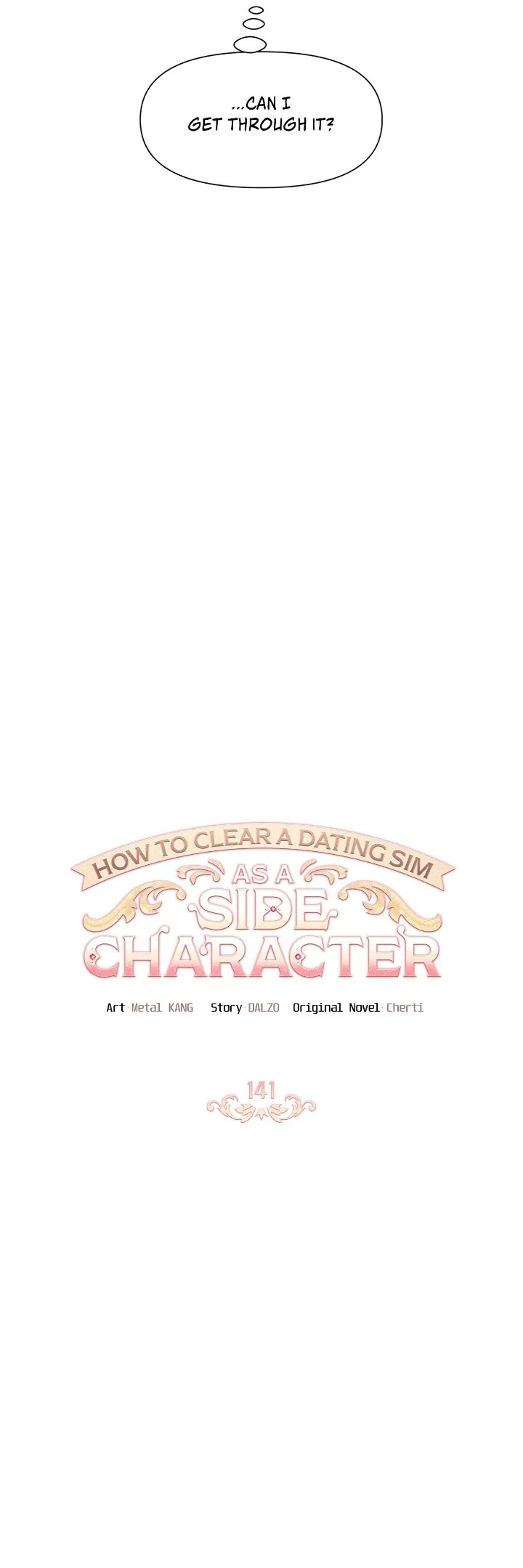 How to Clear a Dating Sim as a Side Character chapter 141 page 4