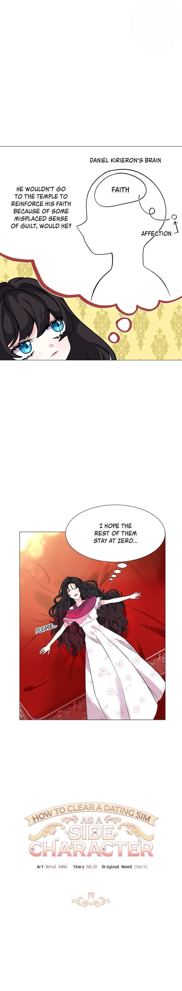 How to Clear a Dating Sim as a Side Character chapter 19 page 2