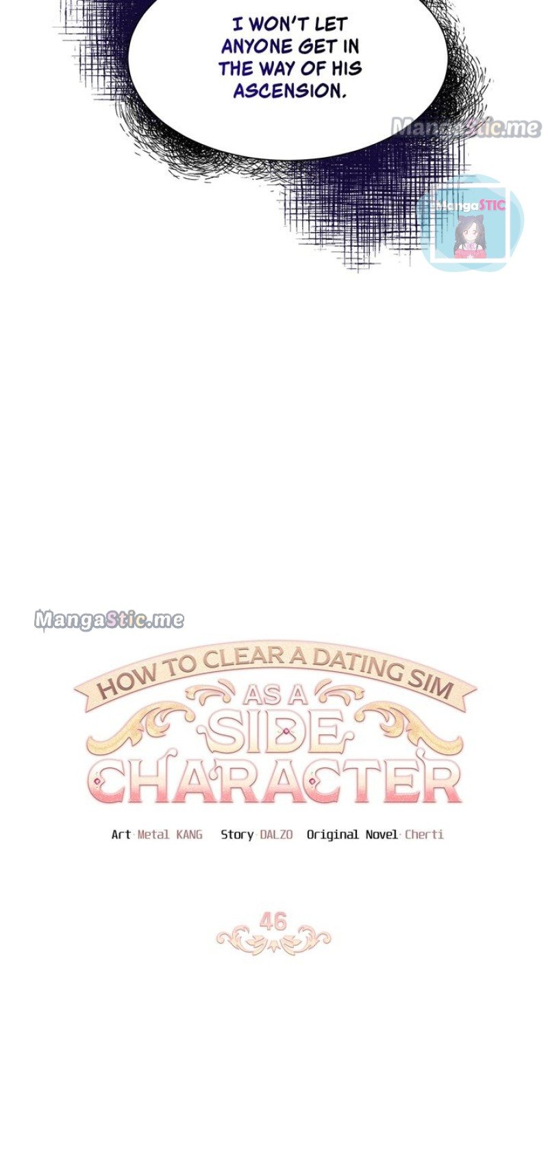 How to Clear a Dating Sim as a Side Character chapter 46 page 2
