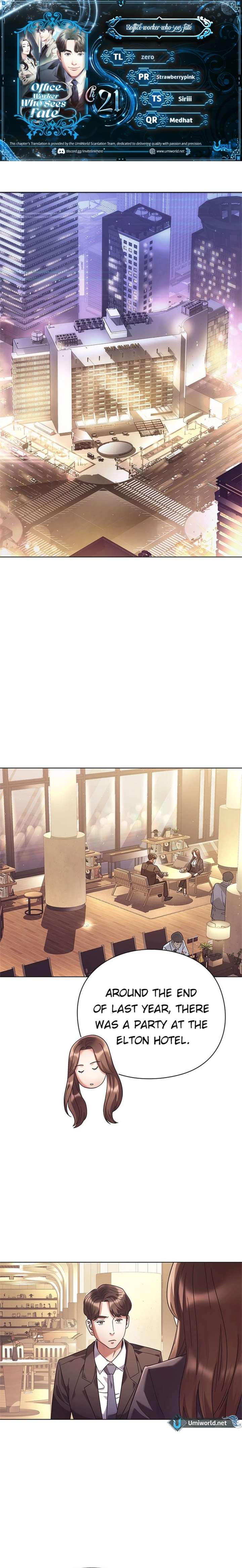 Office Worker Who Sees Fate chapter 21 page 1