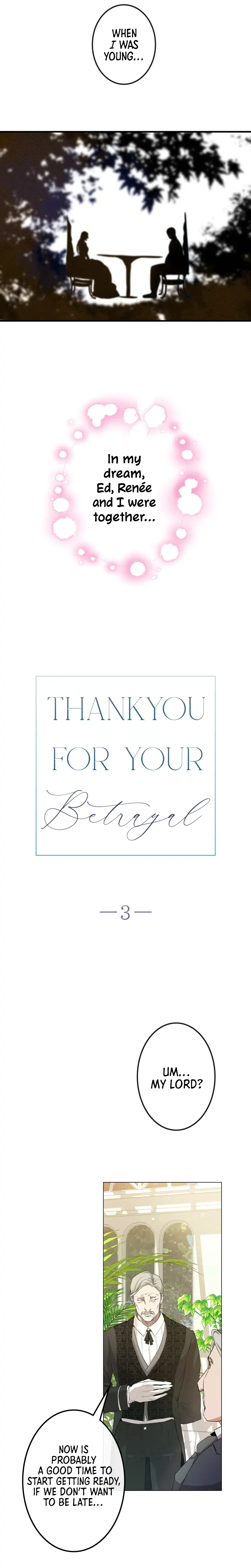 Thank You for Your Betrayal chapter 3 page 3
