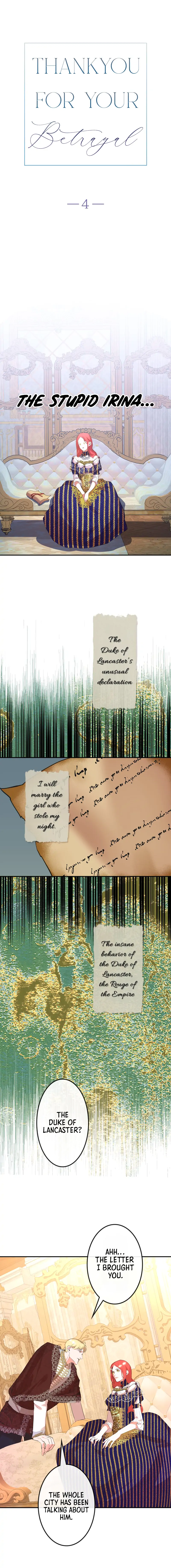 Thank You for Your Betrayal chapter 4 page 3