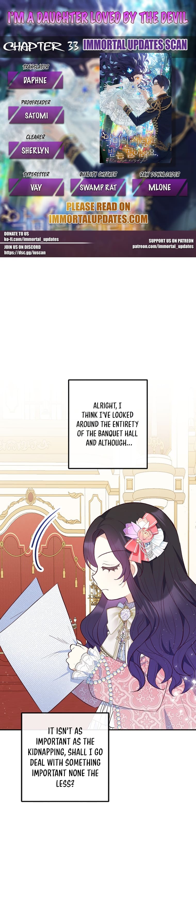 I Am A Daughter Loved By The Devil chapter 33 page 1