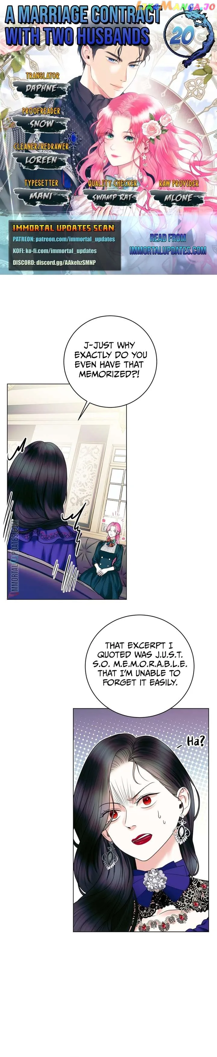 Marriage Contract With Two Husbands chapter 20 page 1