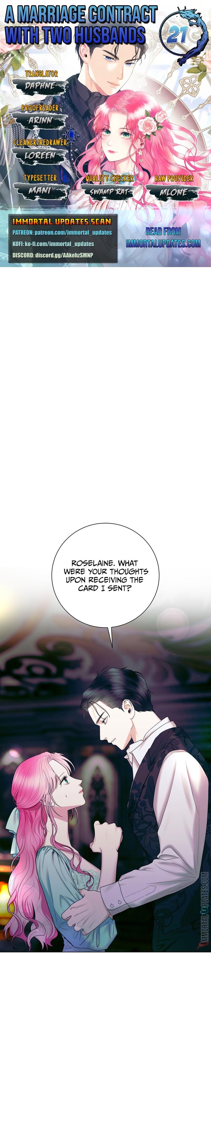 Marriage Contract With Two Husbands chapter 21 page 1