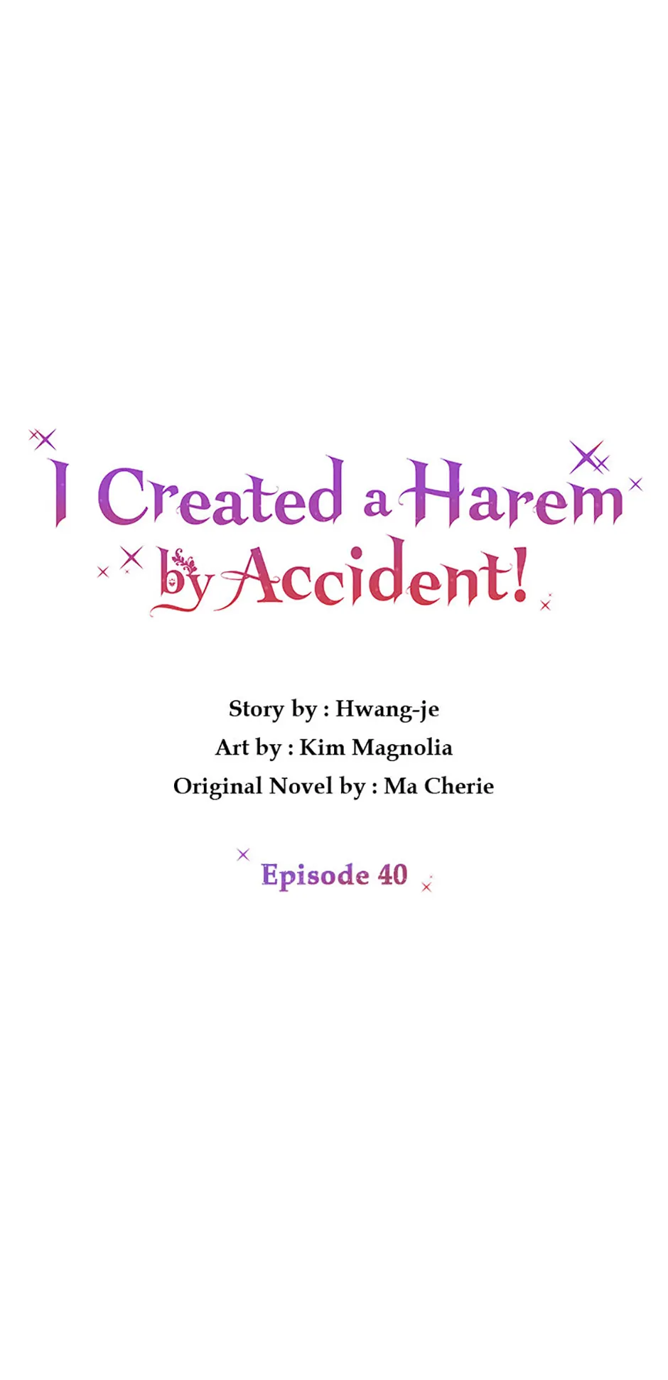 I Created a Harem to Avoid the Male Lead chapter 40 page 1