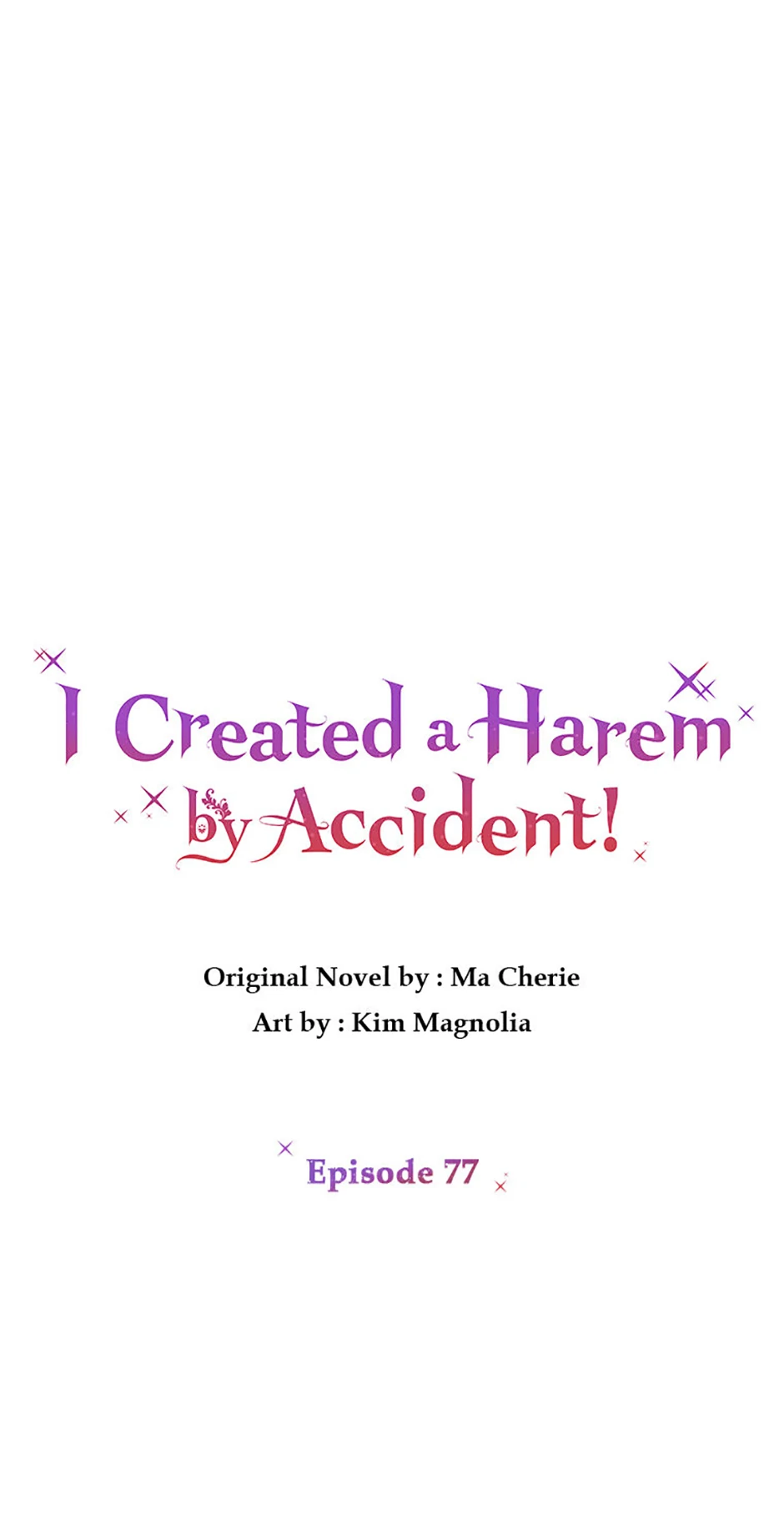 I Created a Harem to Avoid the Male Lead chapter 77 page 34