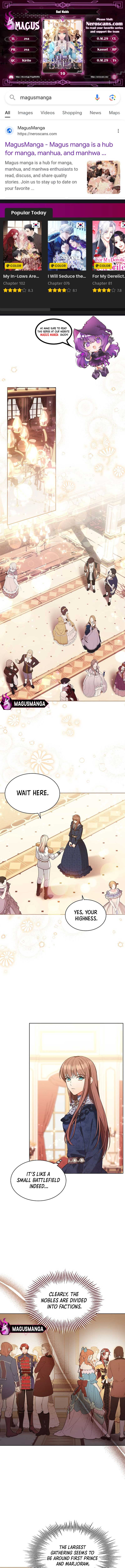 The Wicked Ladies in Waiting chapter 10 page 1