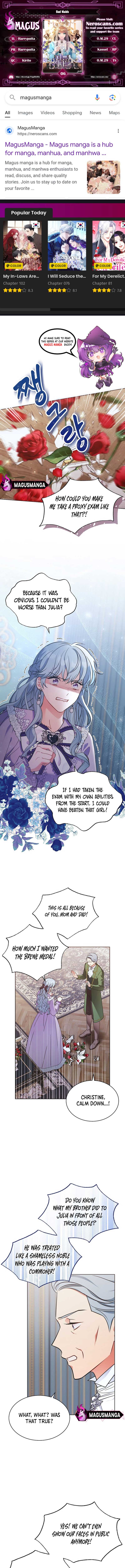 The Wicked Ladies in Waiting chapter 6 page 1