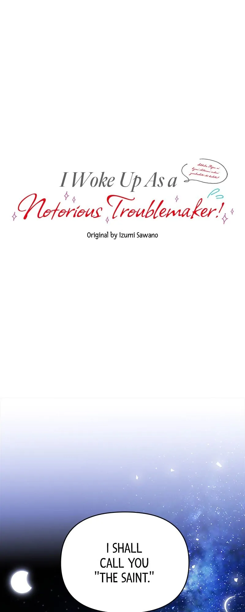 I Woke Up As a Notorious Troublemaker! chapter 7 page 1