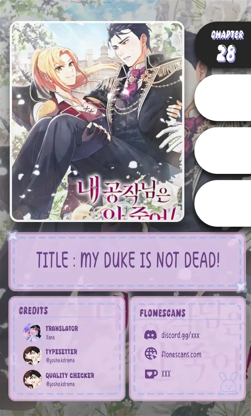 My duke is Not Dead chapter 28 page 1