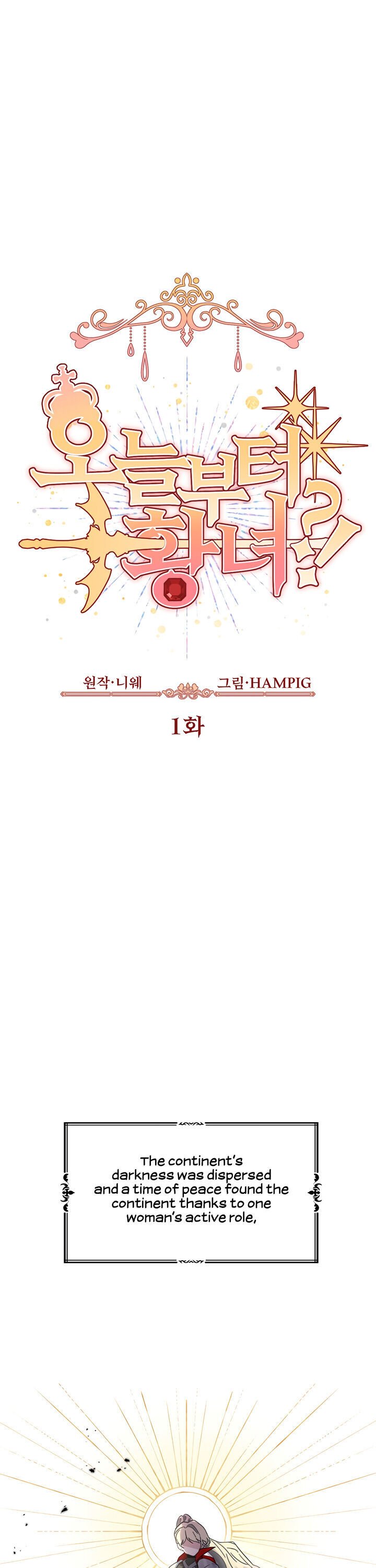 Starting from Today, I’m a Princess? chapter 1 page 1