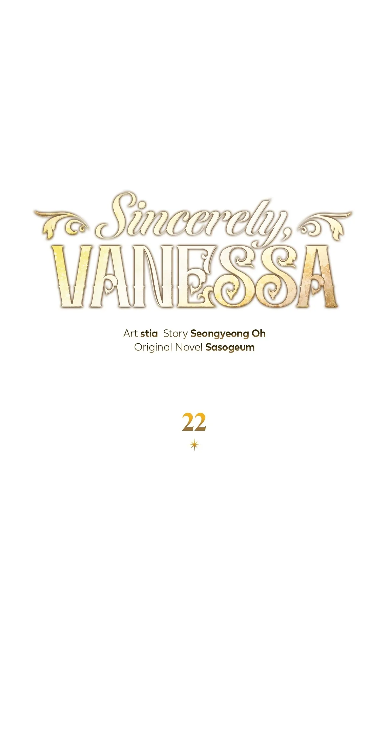 Sincerely, Vanessa chapter 22 page 19