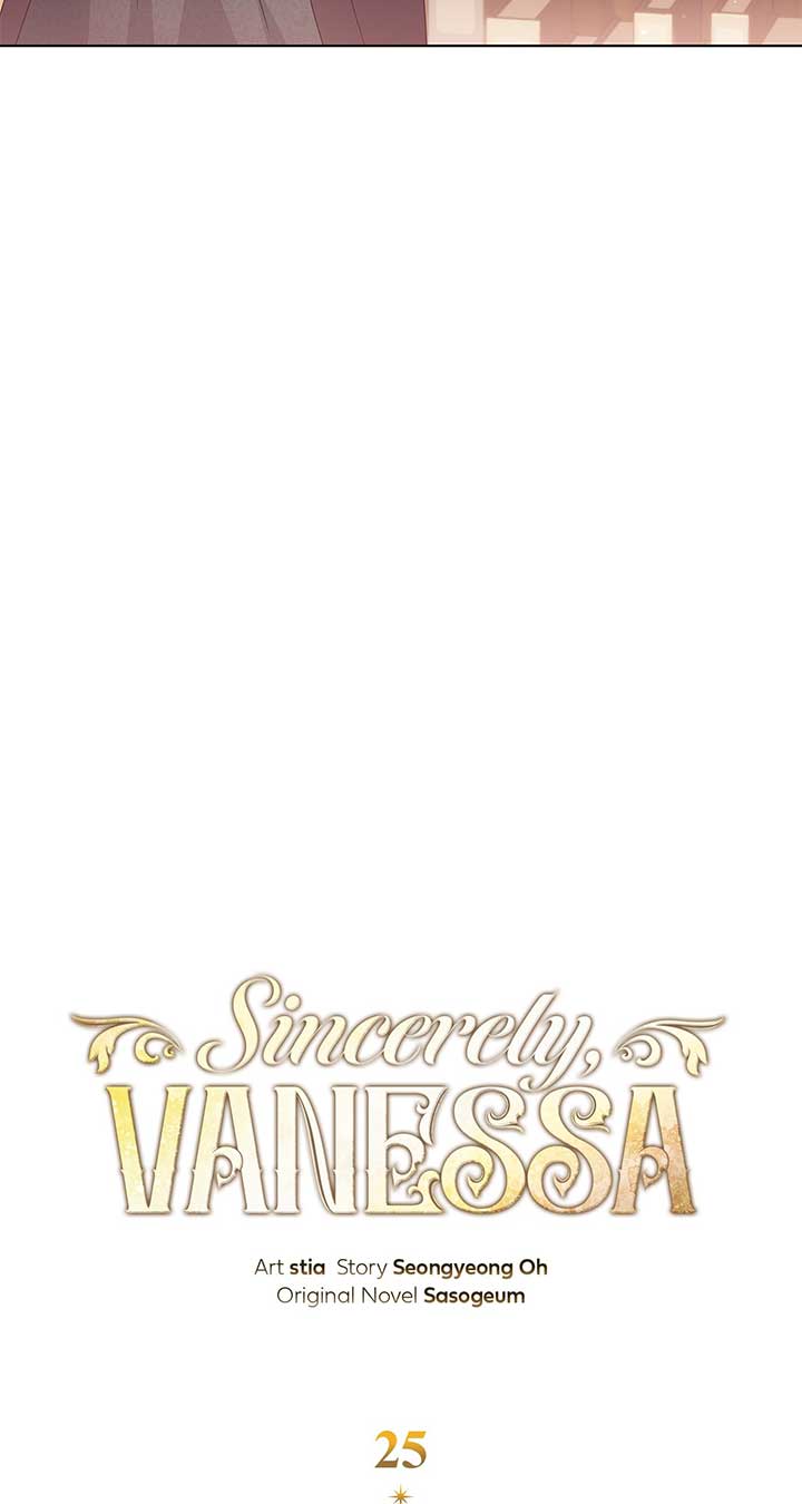 Sincerely, Vanessa chapter 25 page 17
