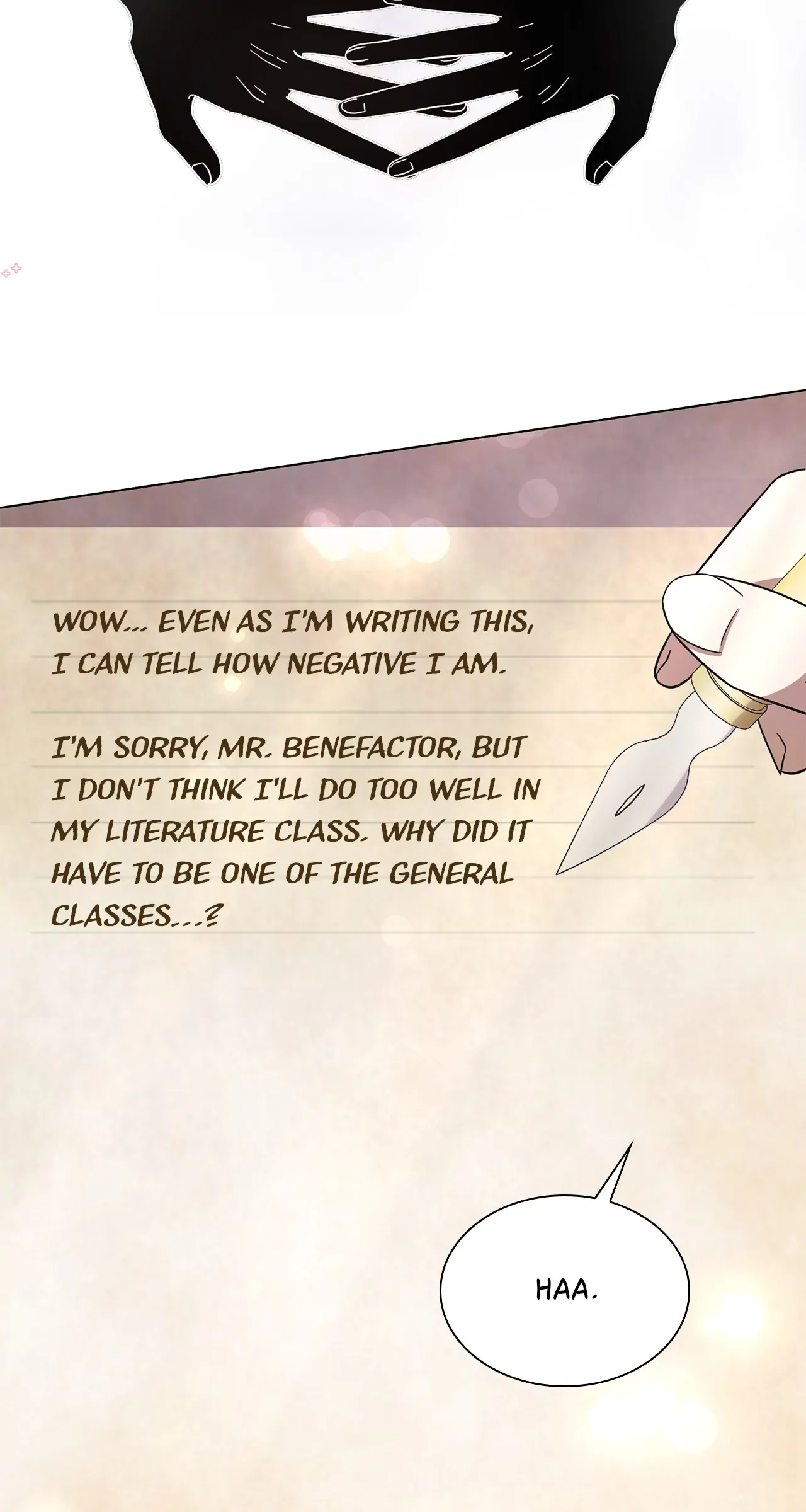 Sincerely, Vanessa chapter 6 page 40